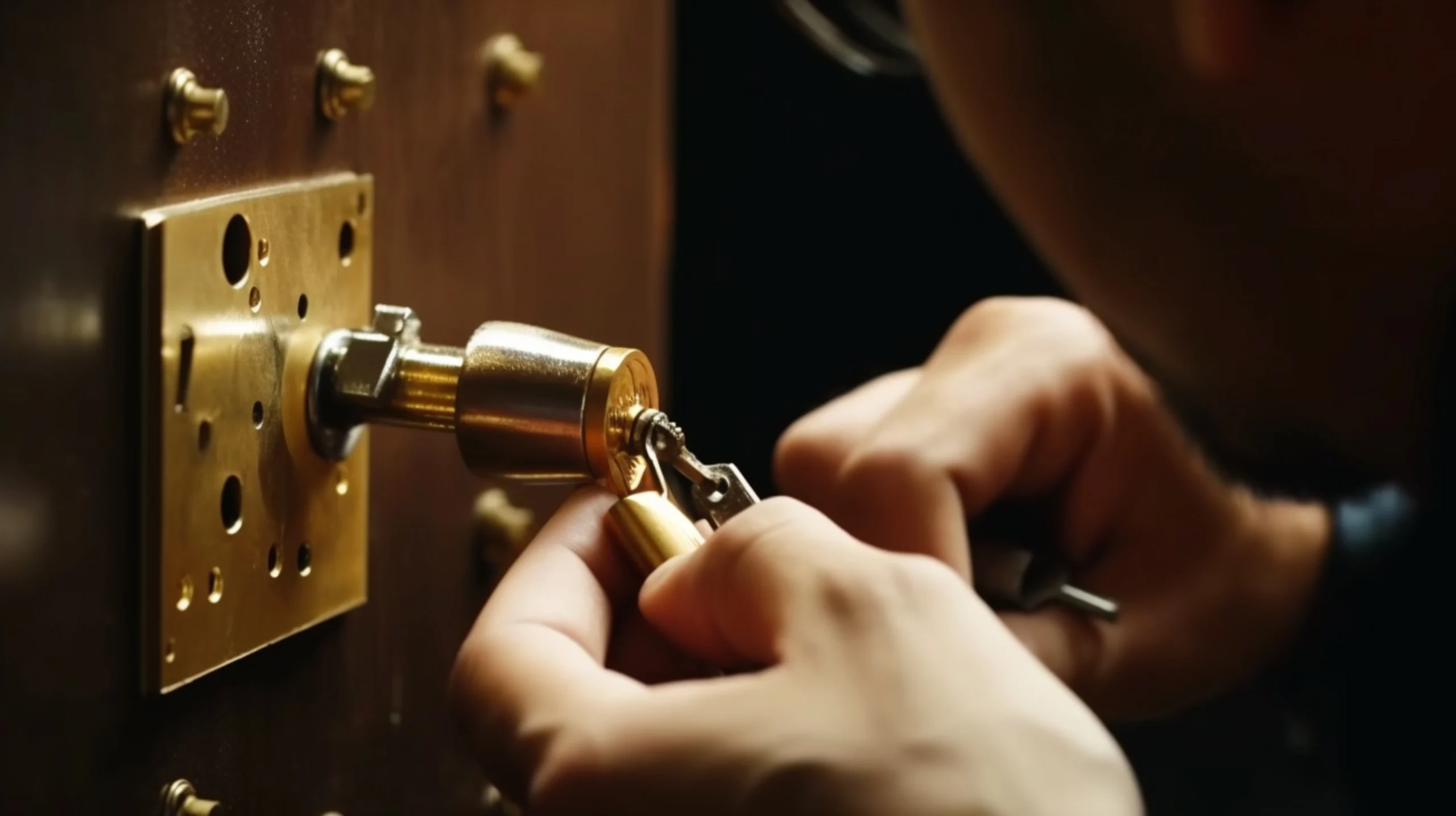 Locksmith working
